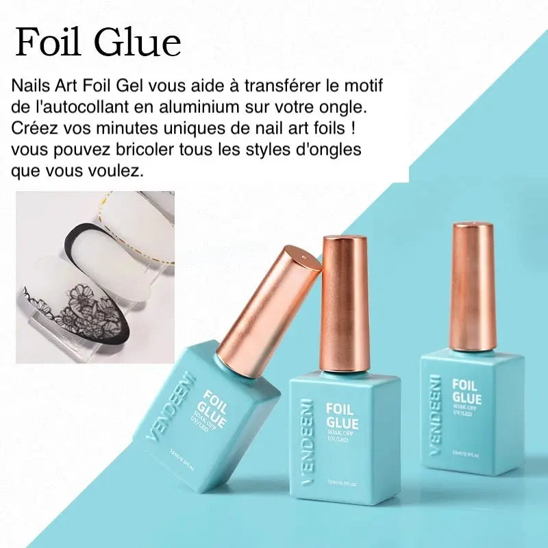 FOIL GLUE NAILS vendeeni