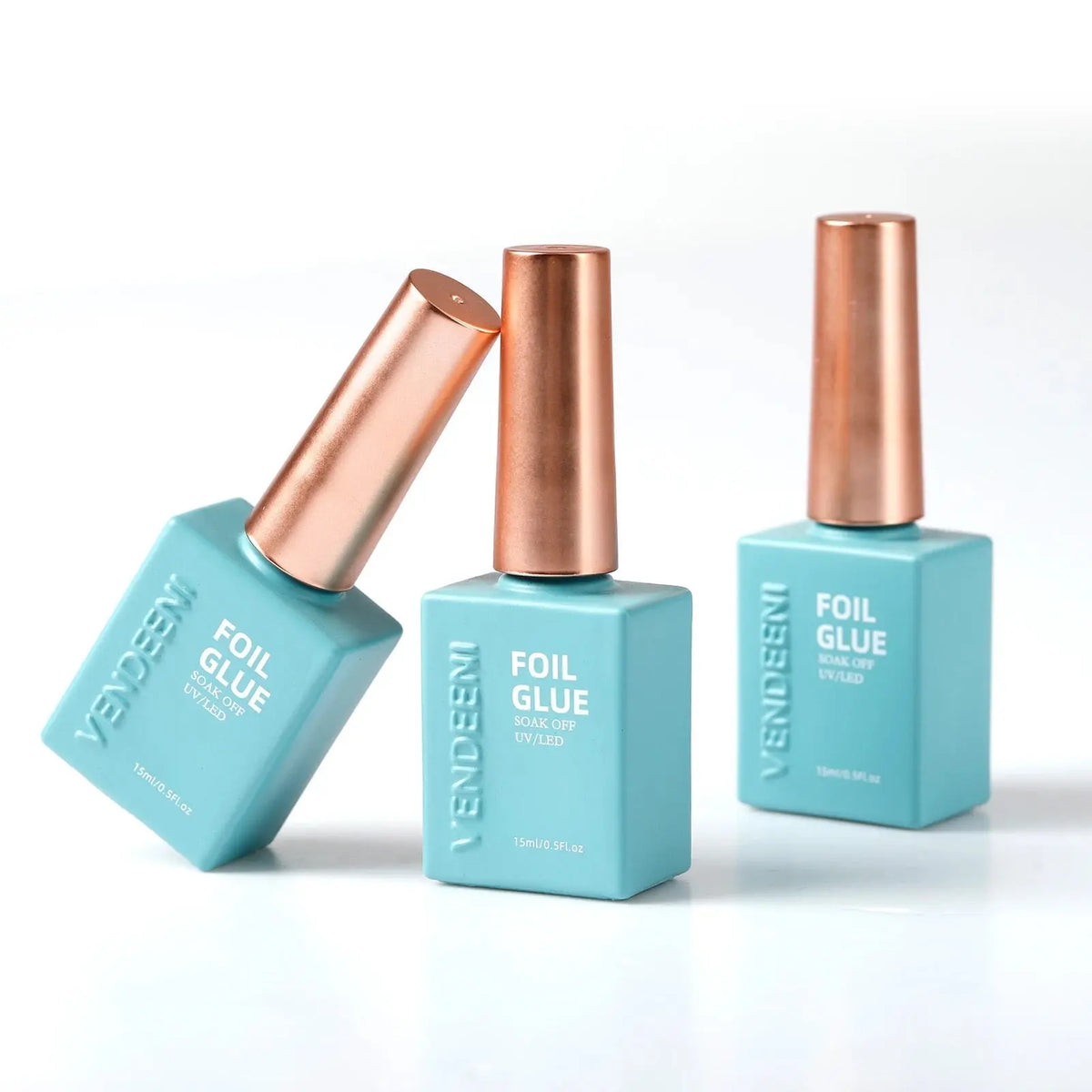[NAILS-SEMI] Foil glue nails art Vendeeni