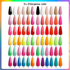 BOX COLORS 36 couleurs + TOP COAT +BASE+MATTE TOP