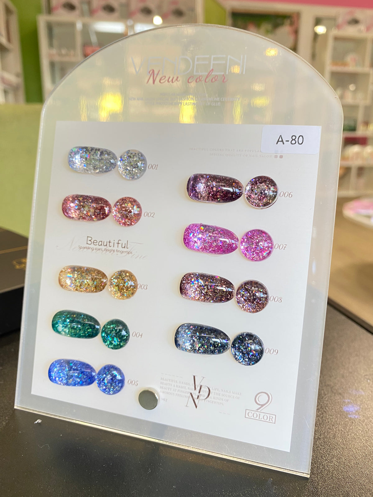 PALETTE VENDEENI A80 DE 9 COULEUR