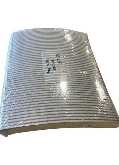 LOT DE 50 LIMES COURBE 80/80 50PCS